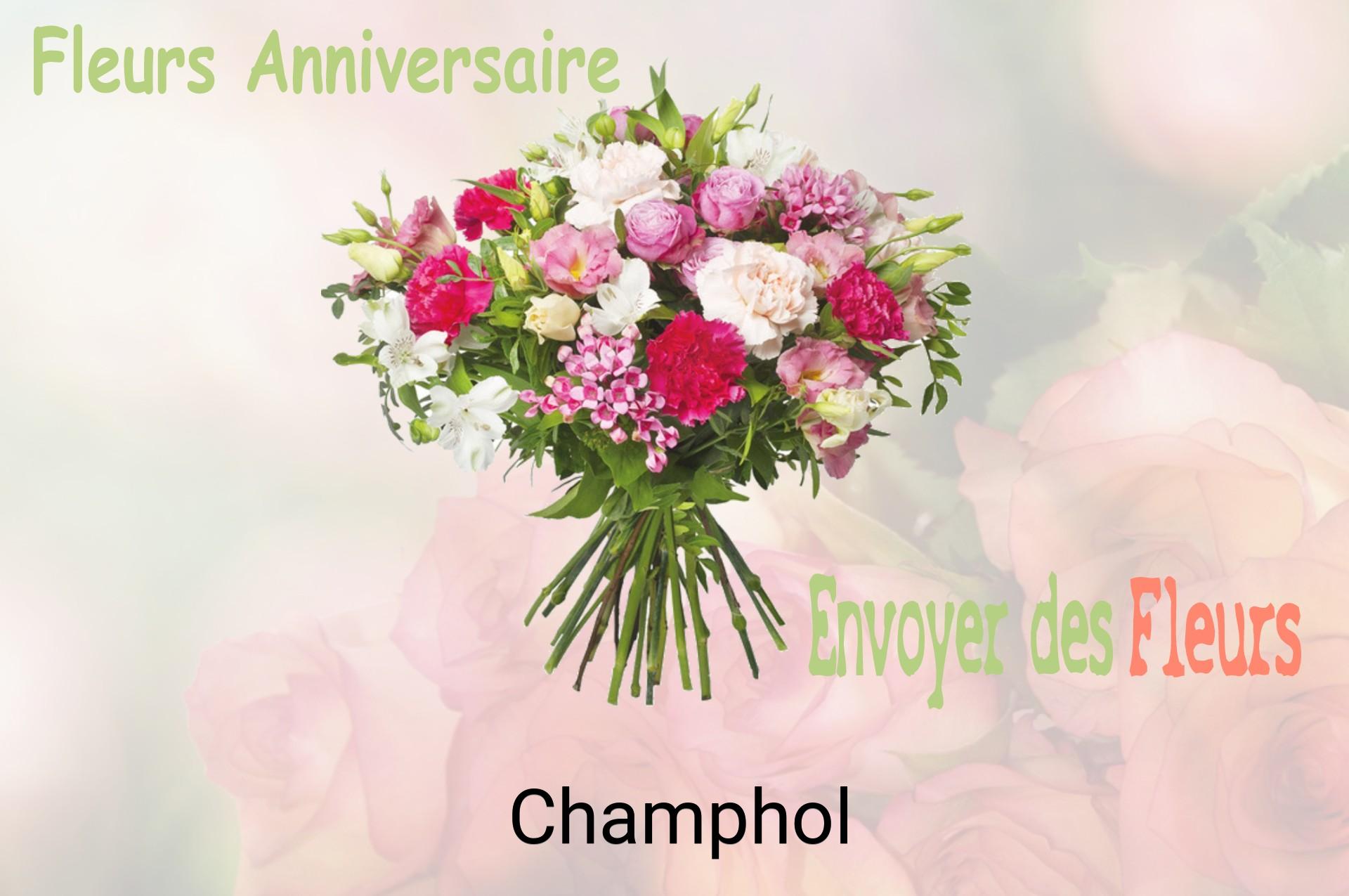 Bouquet de fleurs d’anniversaire livré à Champhol
